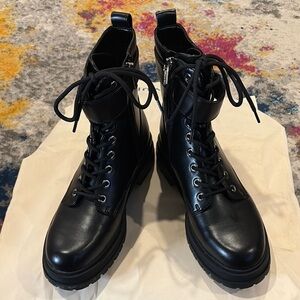 Black Leather Women's Boots